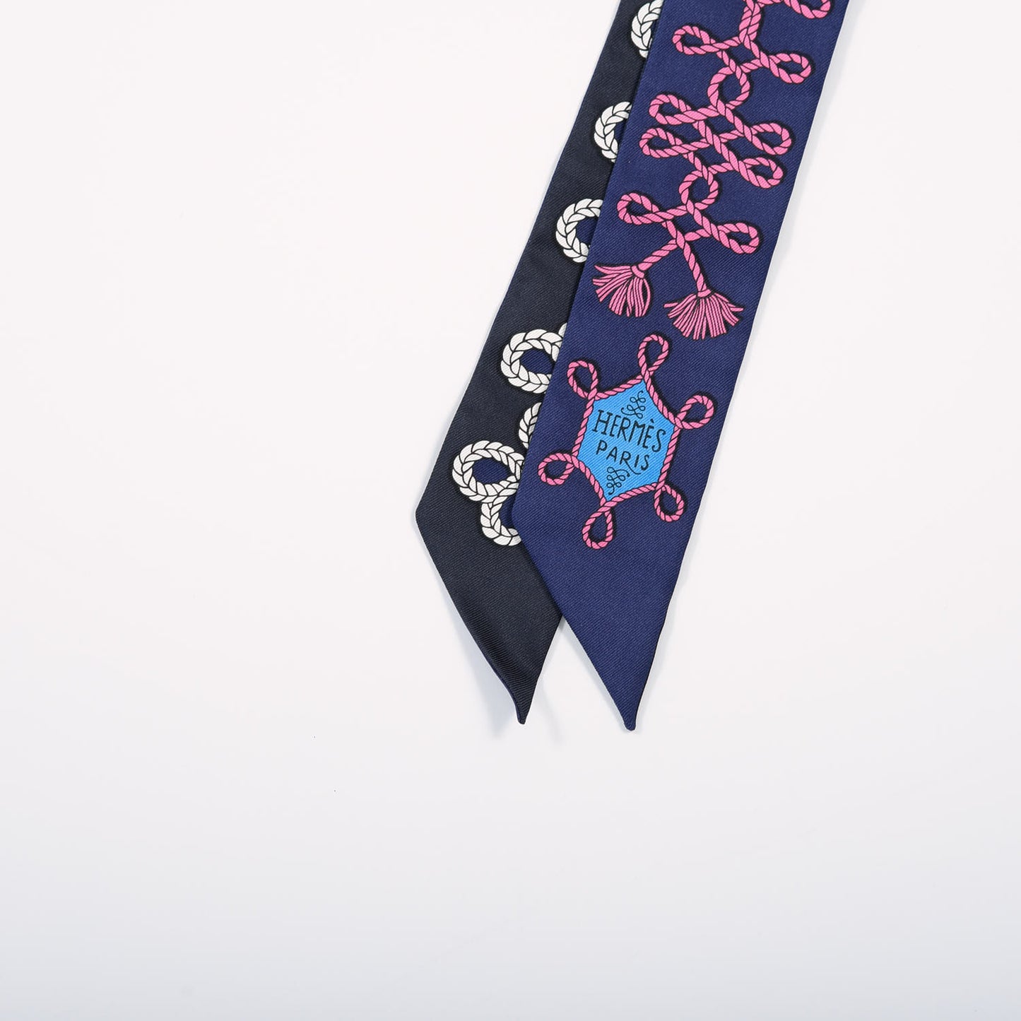 Silk Galons Et Brandebourg Twilly Indigo Rouge Vif Marine