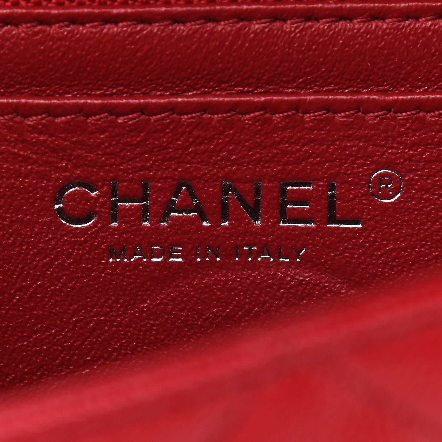 Chanel Caviar Quilted Mini Rectangular Flap Dark Red 6 of 11