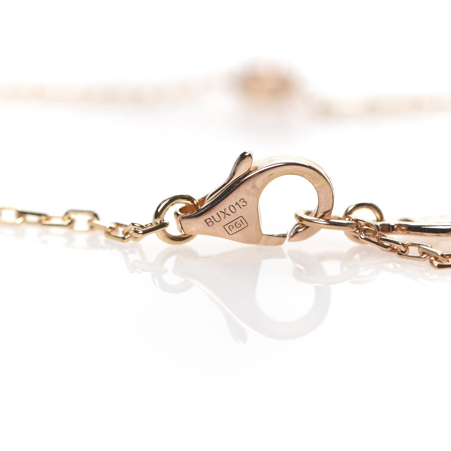 18K Pink Gold Diamond SM D'Amour Pendant Necklace