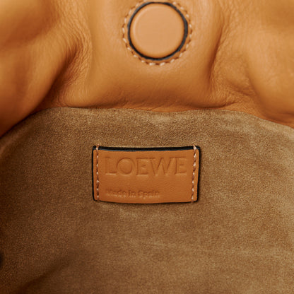Loewe Calfskin Mini Flamenco Knot Clutch Warm Desert 6 of 11