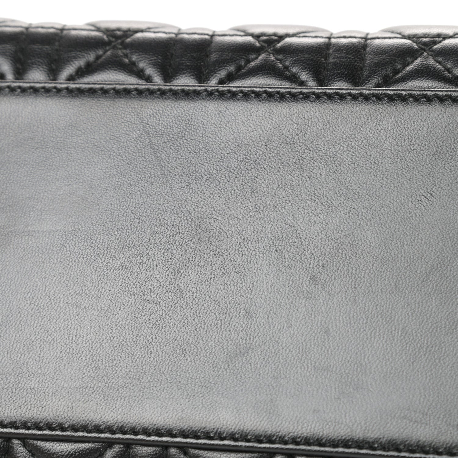 Christian Dior Lambskin Cannage Medium Lady Dior Black 13 of 14