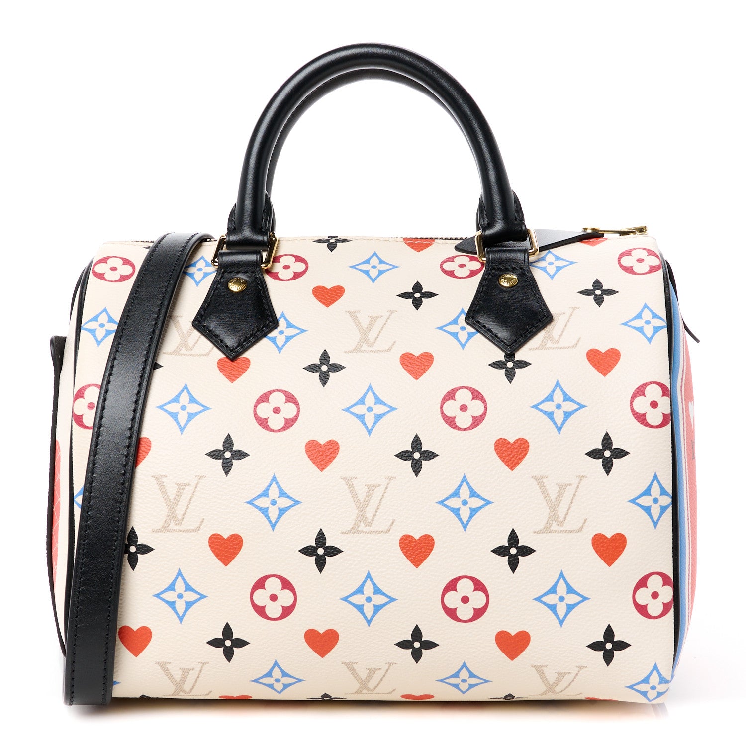 Louis Vuitton Game On Speedy Bandouliere 25 White 1 of 13