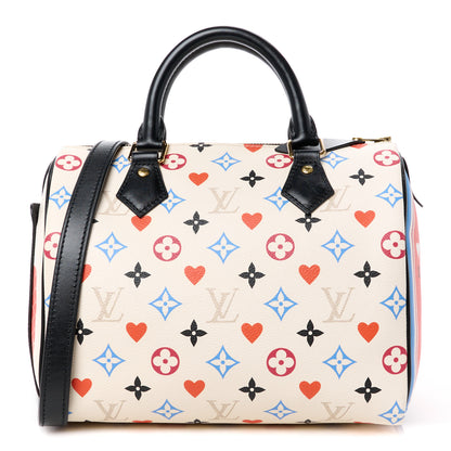 Louis Vuitton Game On Speedy Bandouliere 25 White 1 of 13