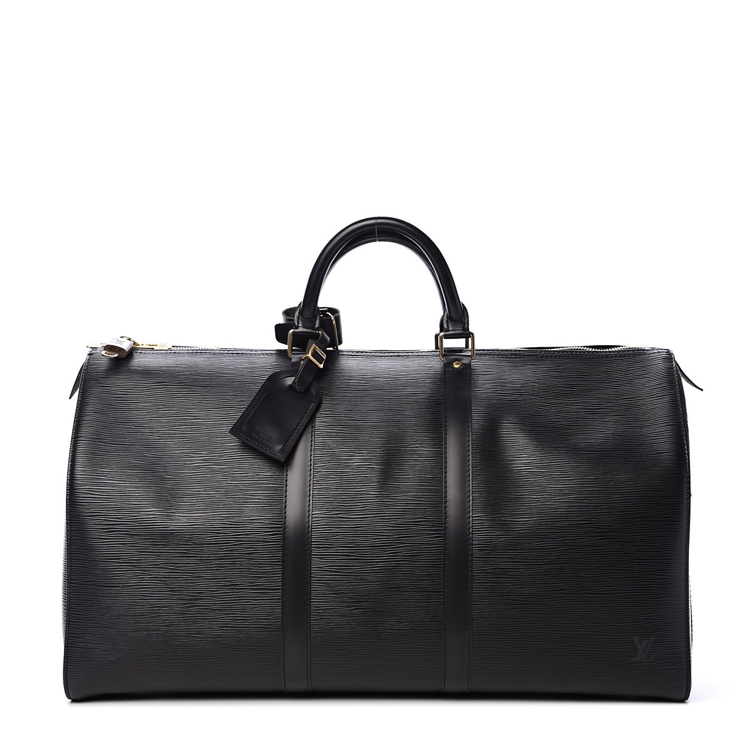 Louis Vuitton Epi Keepall 50 Black 1 of 14