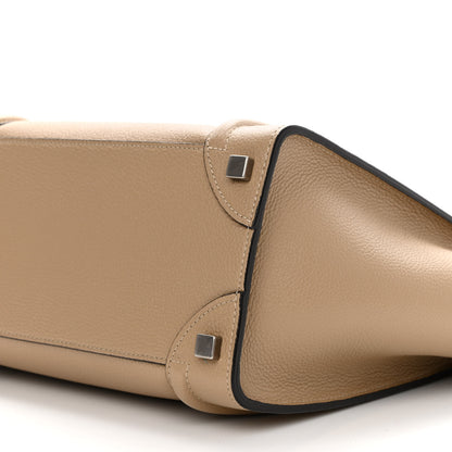 Celine Drummed Calfskin Micro Luggage Dune 11 of 11