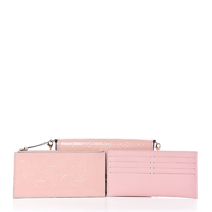 Louis Vuitton Vernis Felicie Chain Wallet Rose Ballerine 15 of 15