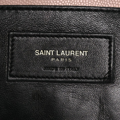 Saint Laurent Grain De Poudre Small Monogram Kate Satchel Pale Blush 7 of 19