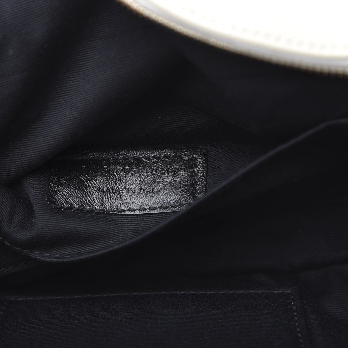 Grain De Poudre Monogram Belt Bag Blanc Vintage
