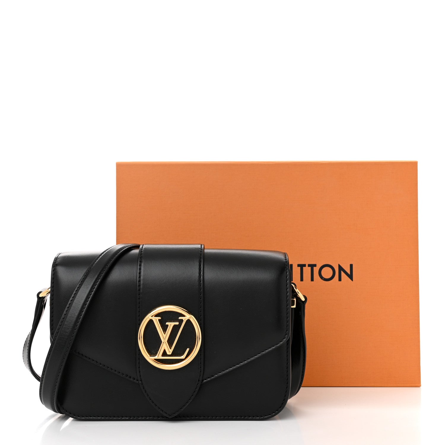 Louis Vuitton Smooth Calfskin LV Pont 9 Black 11 of 11