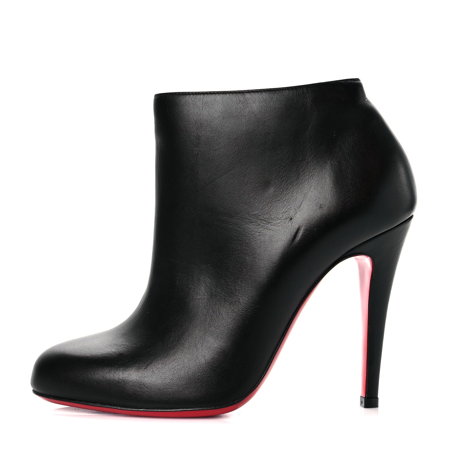 Christian Louboutin Calfskin Belle 85 Ankle Boots 36 Black 1 of 7