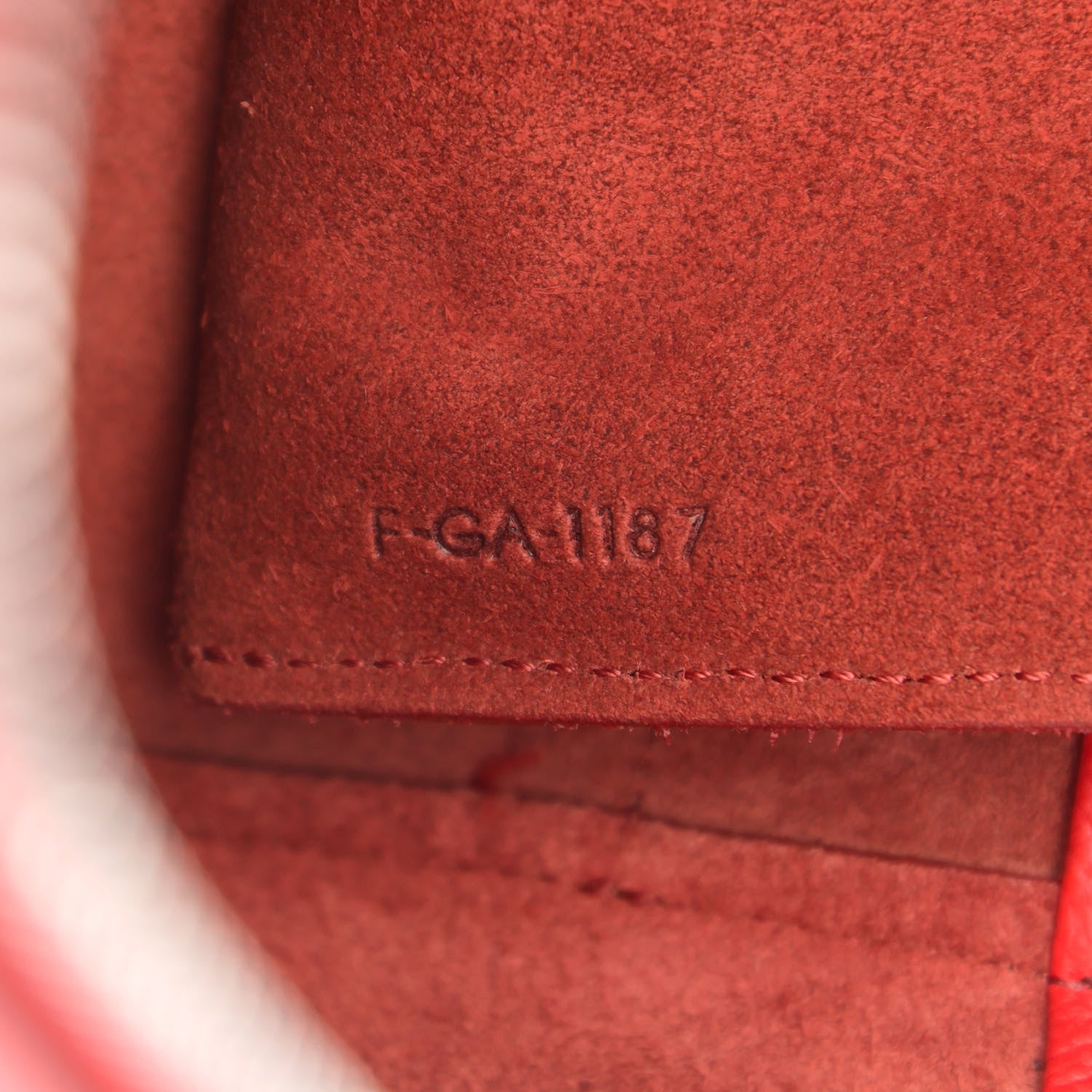 Celine Grained Calfskin Micro Belt Bag Bright Red 8 of 11