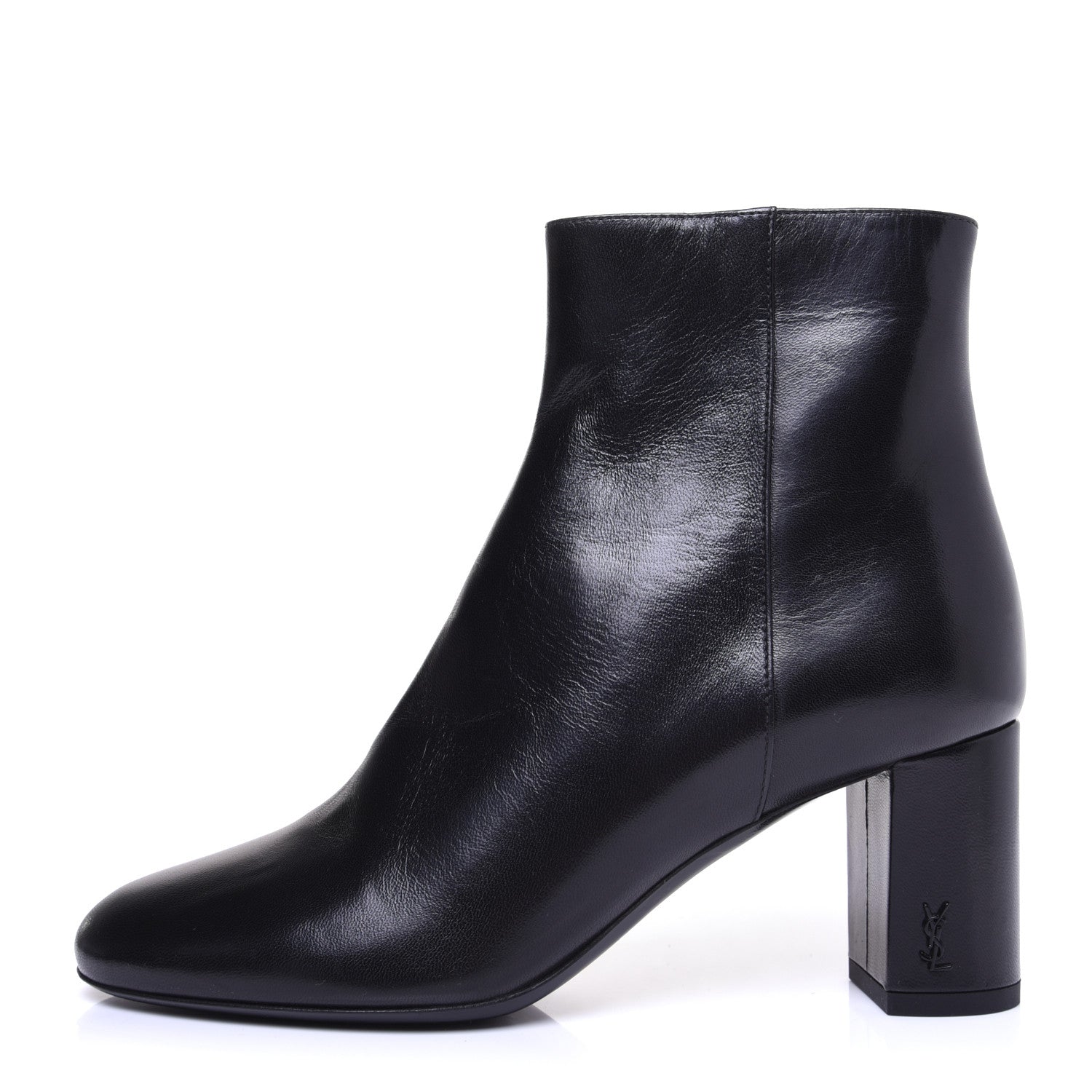 Saint Laurent Nappa Loulou Ankle Zip Boot 36 Black 1 of 13