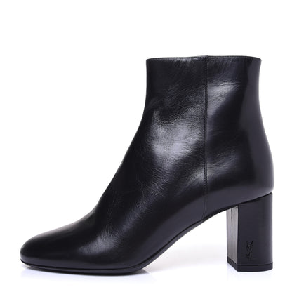 Saint Laurent Nappa Loulou Ankle Zip Boot 36 Black 1 of 13