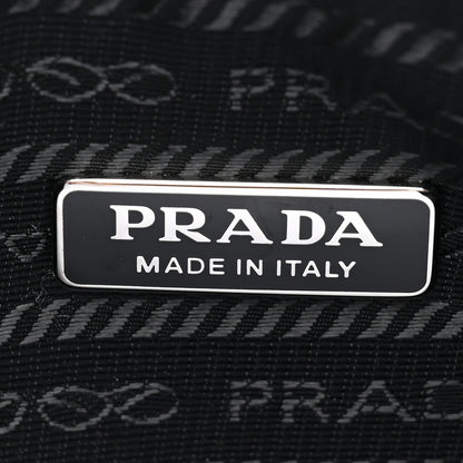 Prada Nylon Sequin Embellished Polka Dot Re-Edition 2005 Shoulder Bag Black 7 of 9
