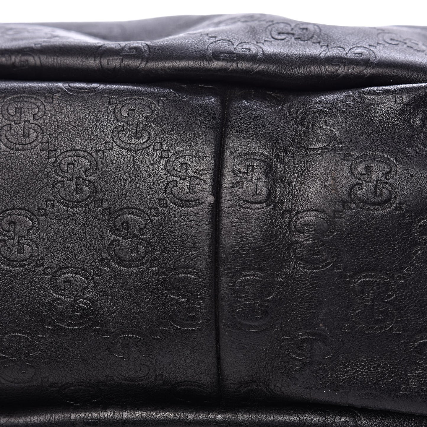 Guccissima Medium Abbey Shoulder Bag Black
