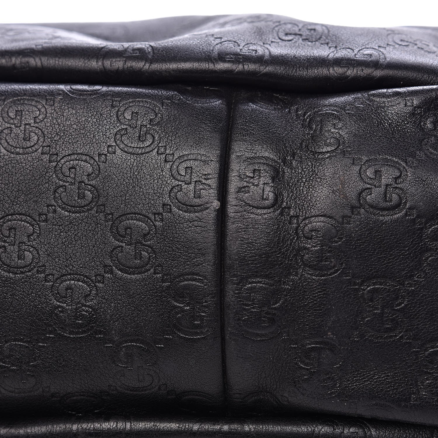 Gucci Guccissima Medium Abbey Shoulder Bag Black 9 of 17