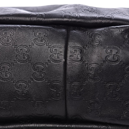 Gucci Guccissima Medium Abbey Shoulder Bag Black 9 of 17