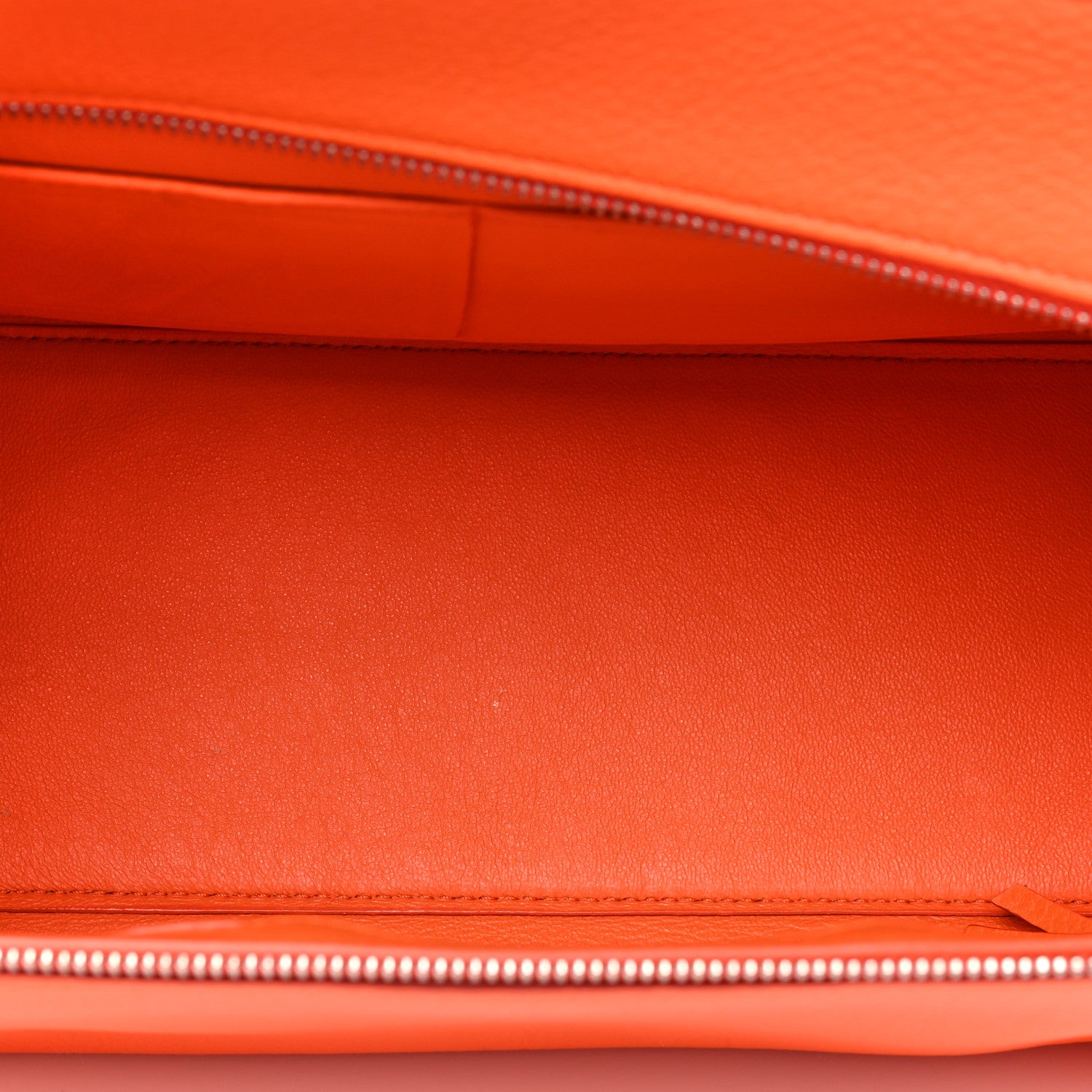 Celine Calfskin Small Edge Shoulder Bag Vermillion 4 of 8