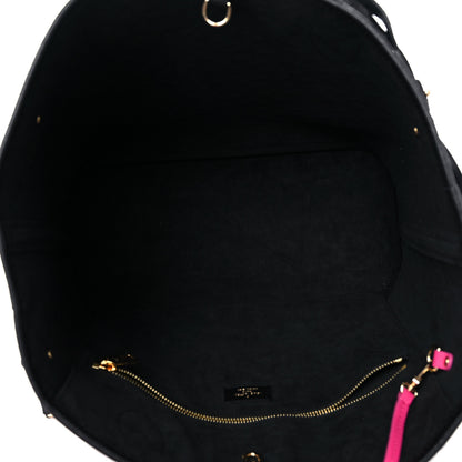 Louis Vuitton Empreinte Spring In The City Neverfull MM Black White Pink 6 of 9