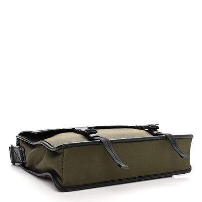Bottega Veneta Canvas Calfskin Intrecciato Messenger 4 of 9