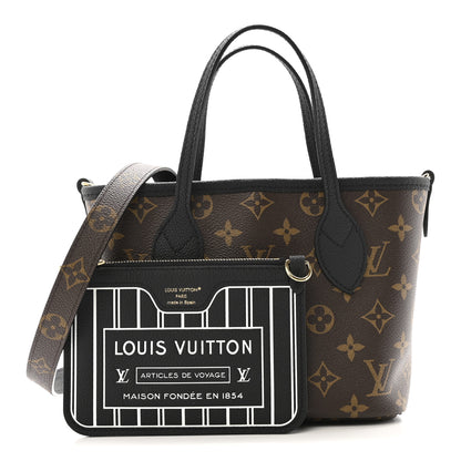Louis Vuitton Monogram Neverfull Inside Out Bandouliere BB Black 3 of 11