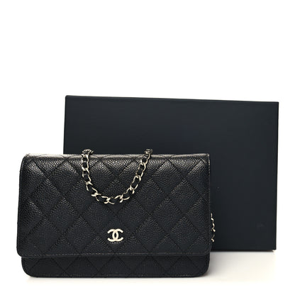 Chanel Caviar Quilted Wallet on Chain WOC Black 13 of 13