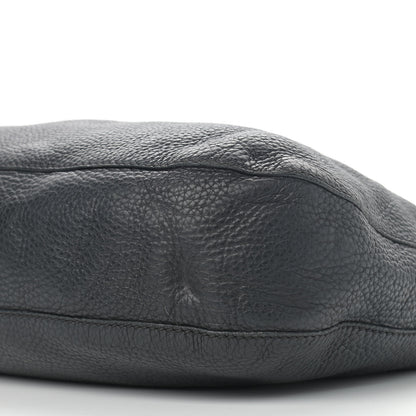 Fendi Calfskin Romano Selleria Hobo Black 10 of 15