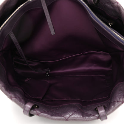 Chanel Glazed Calfskin Large On The Road Tote Purple 6 of 13