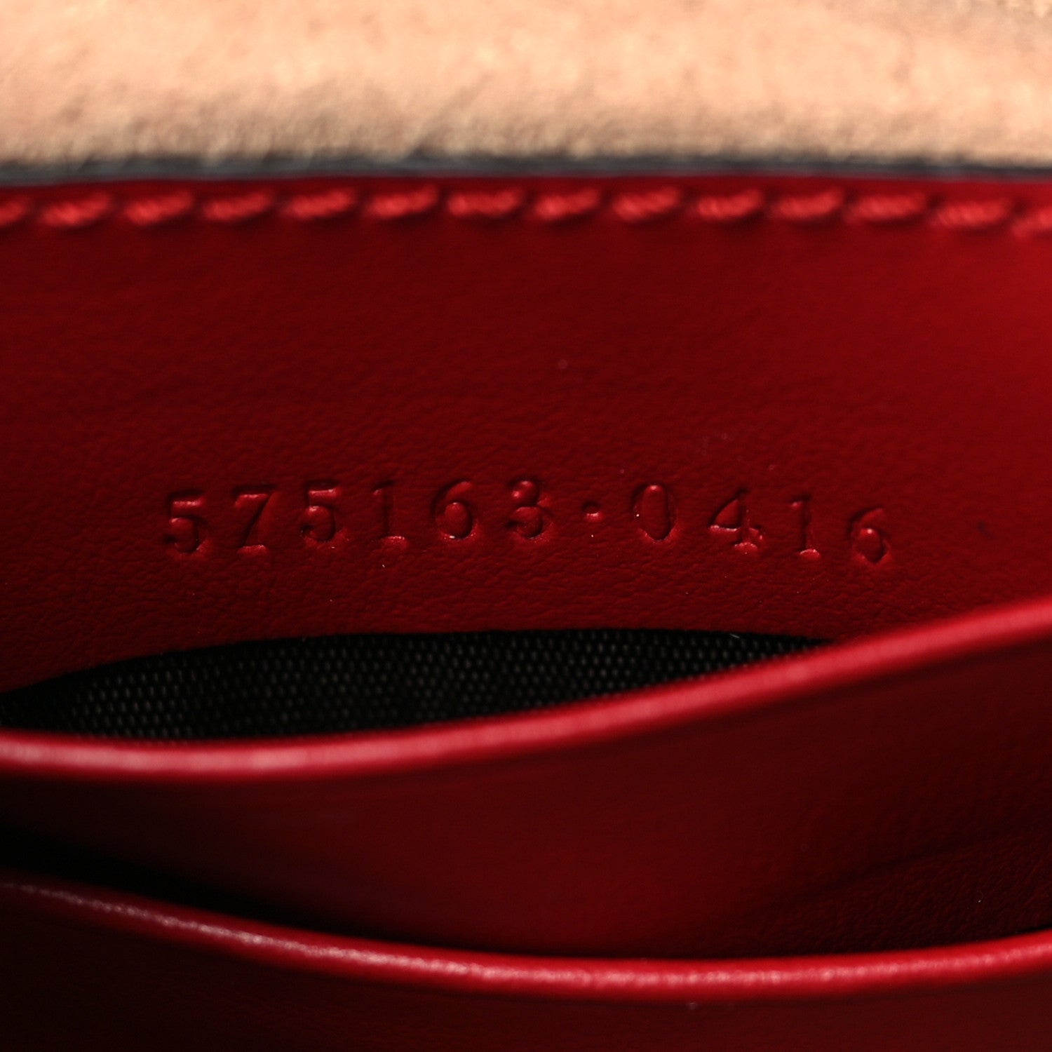 Gucci Calfskin Matelasse Mini GG Marmont 2.0 Bucket Bag Hibiscus Red 7 of 11
