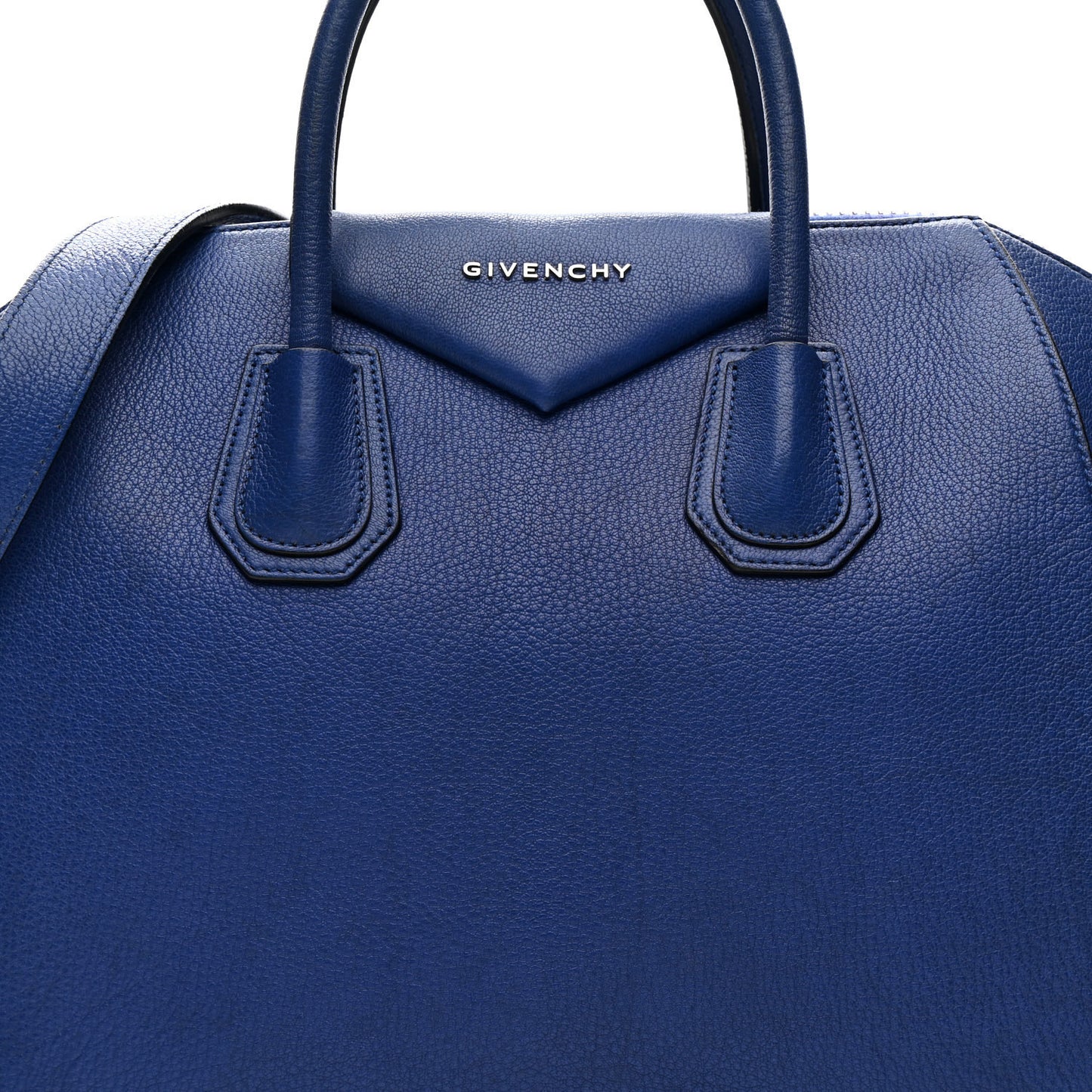 Sugar Goatskin Medium Antigona Bright Blue