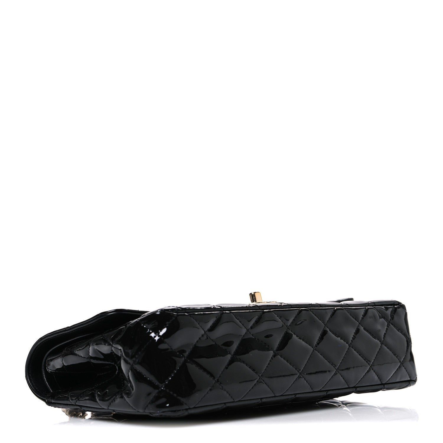 Chanel Patent Quilted Medium Double Flap Black 4 of 10