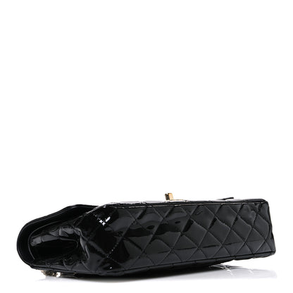Chanel Patent Quilted Medium Double Flap Black 4 of 10