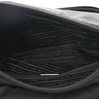 Prada Tessuto Nylon Saffiano Small Vela Messenger Black 6 of 11