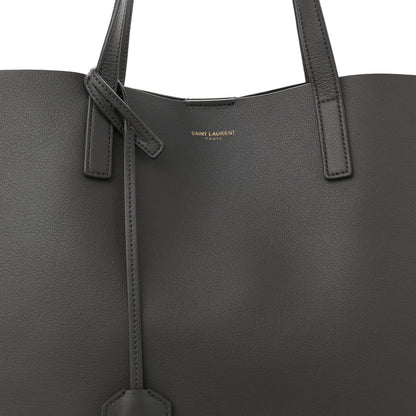 Saint Laurent Calfskin Large Shopping Tote Fog 9 of 13
