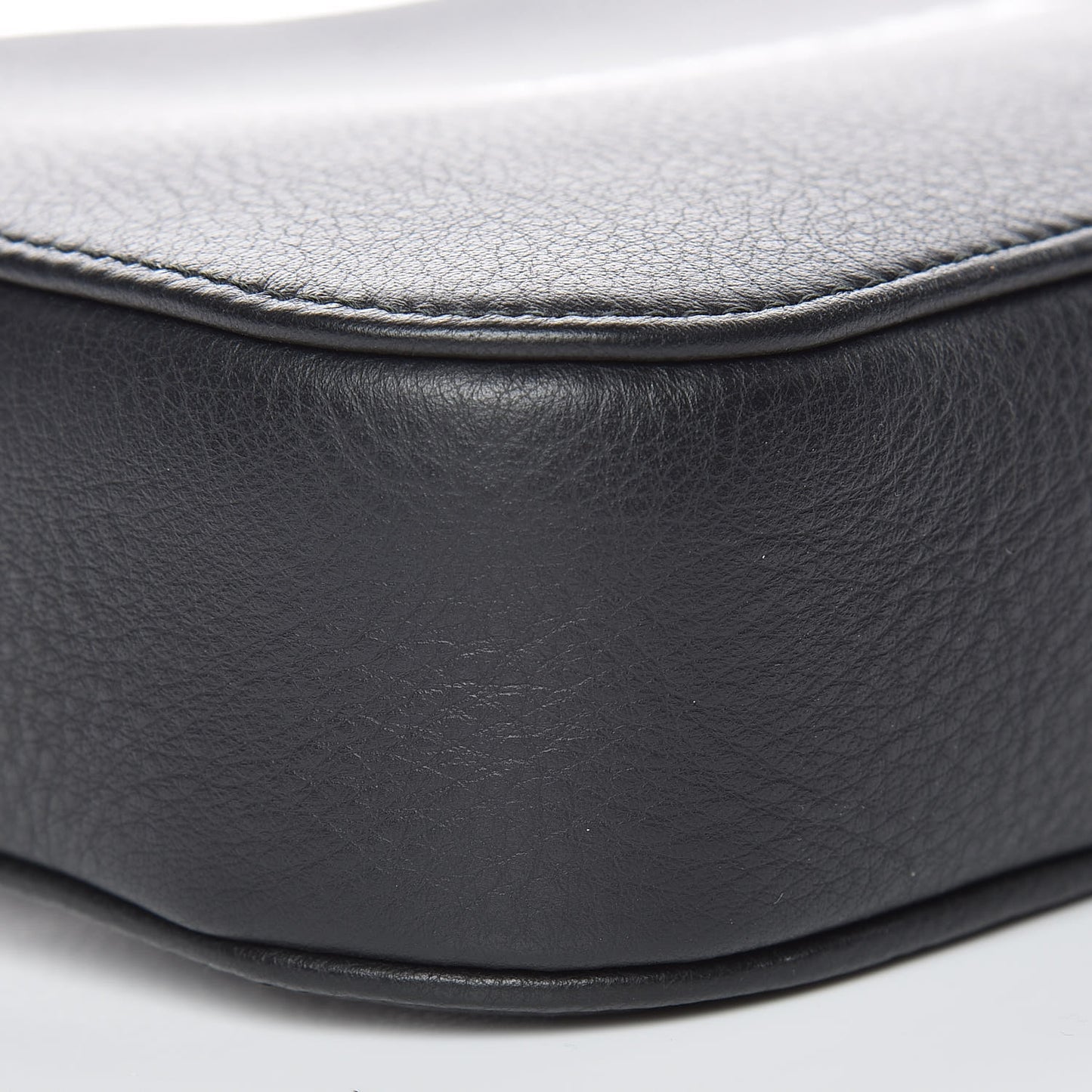 Calfskin Logo S Everyday Camera Bag Black