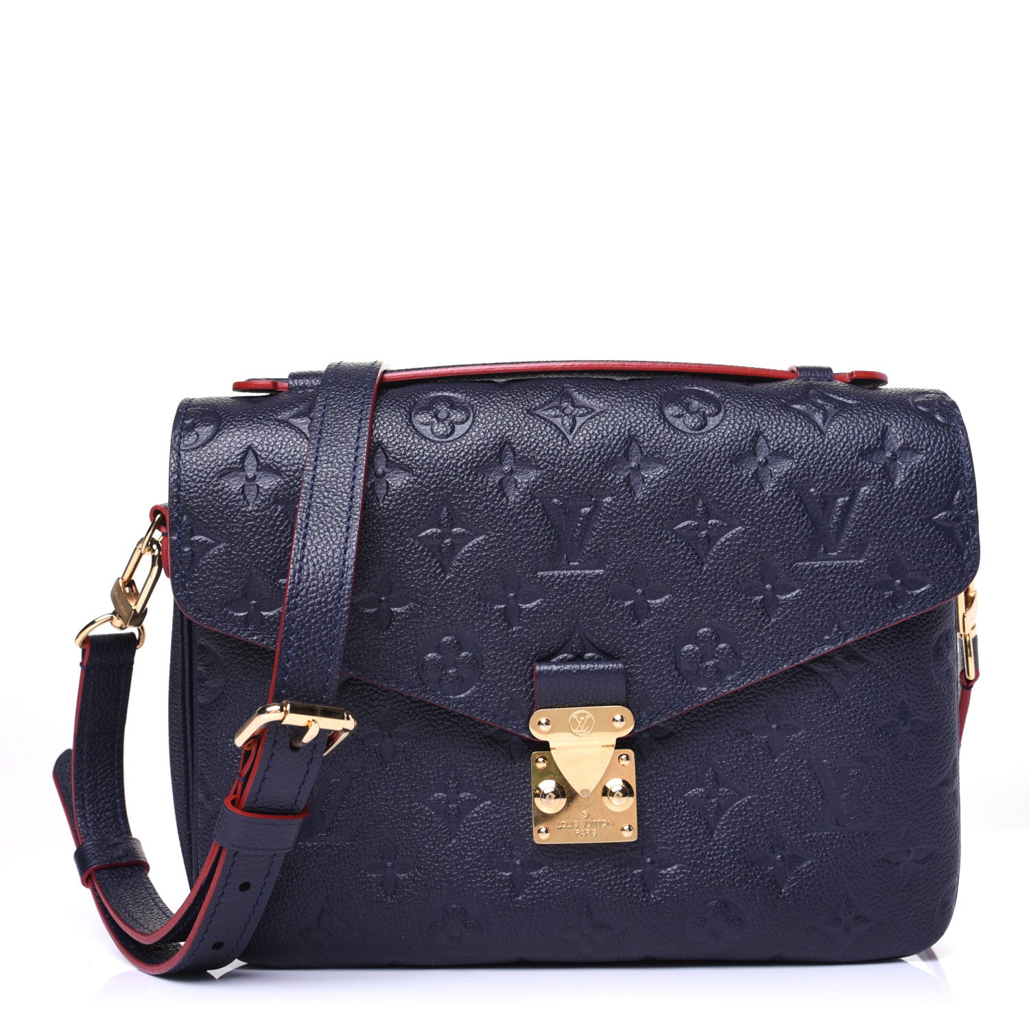 Louis Vuitton Empreinte Pochette Metis Marine Rouge 1 of 12