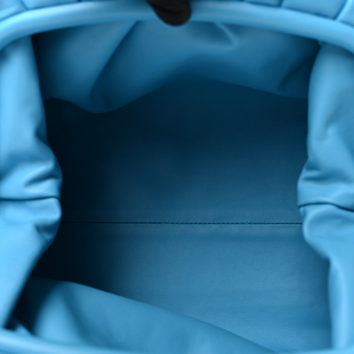 Smooth Butter Calf The Pouch Oversized Clutch Swimming Pool