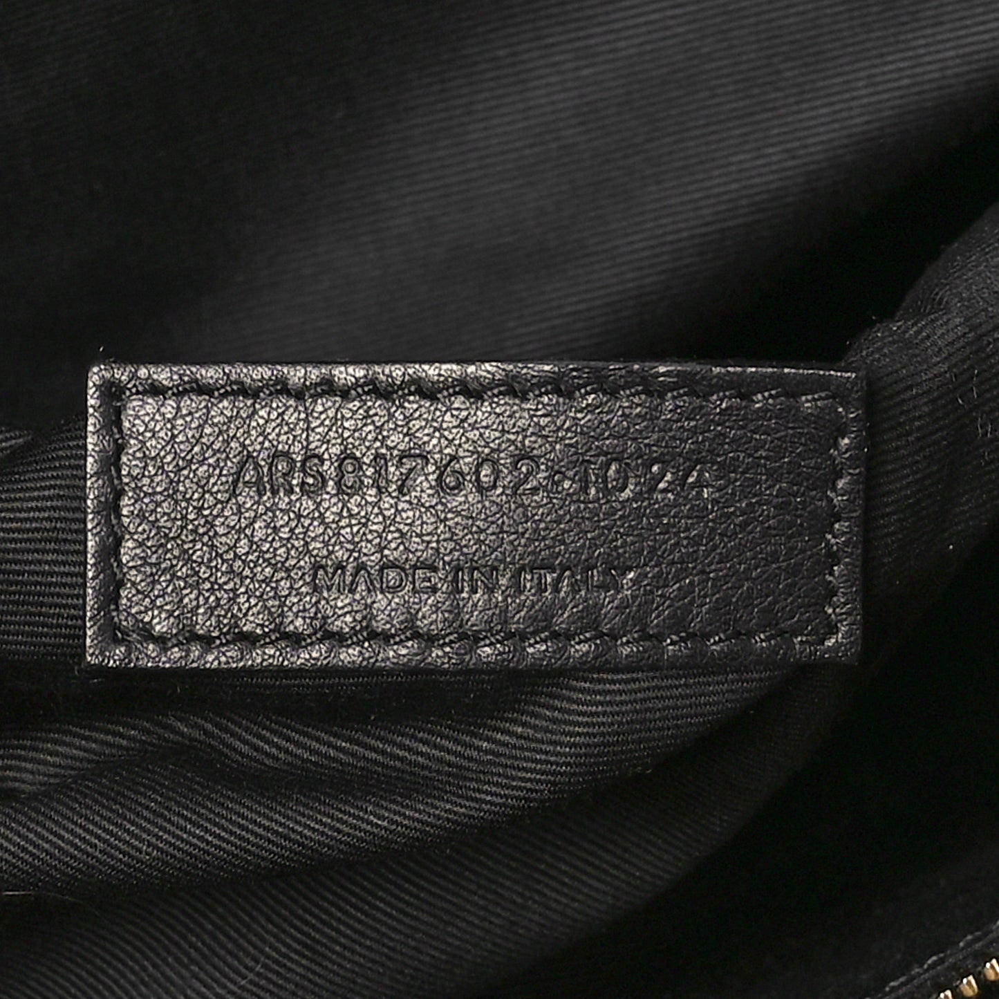 Calfskin Y Tote Black