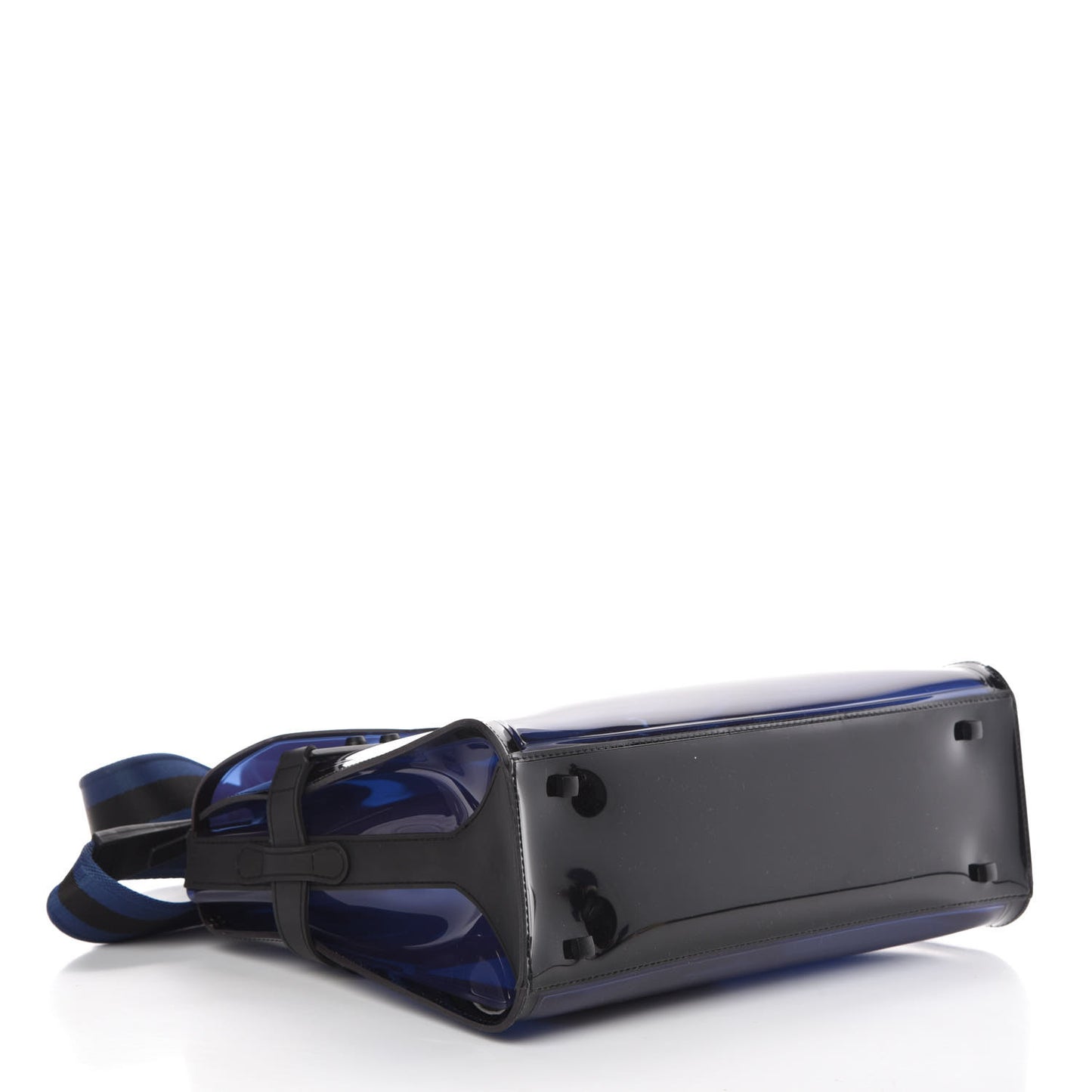 PVC Tempete Dark Night Satchel Blue De Prusse