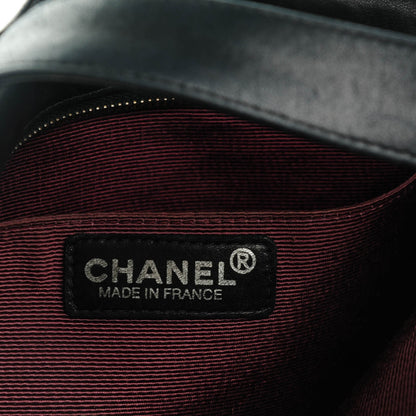 Chanel Lambskin CC Camellia Tote Black 6 of 7