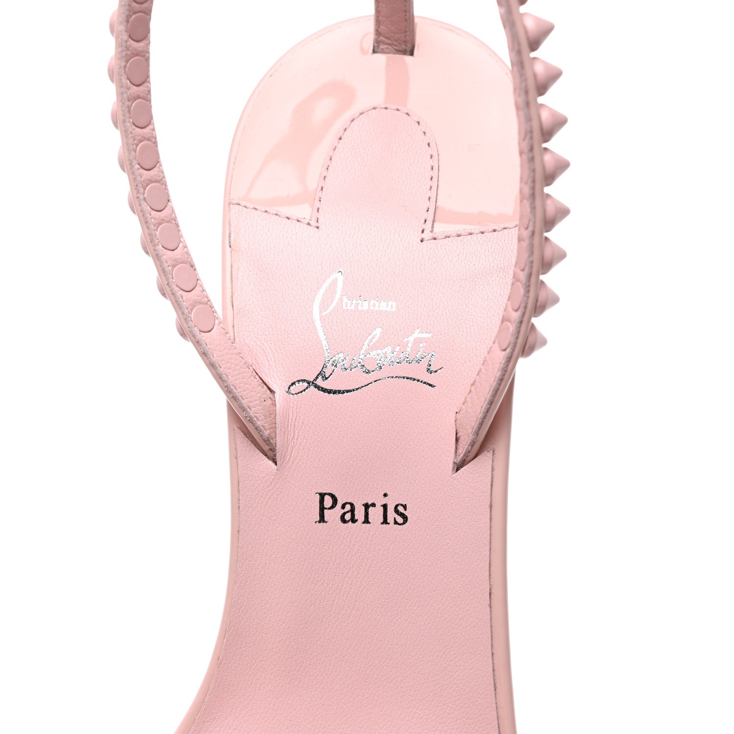 Christian Louboutin Patent So Me 100 Sandals 37 Pink 6 of 14