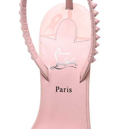 Christian Louboutin Patent So Me 100 Sandals 37 Pink 6 of 14