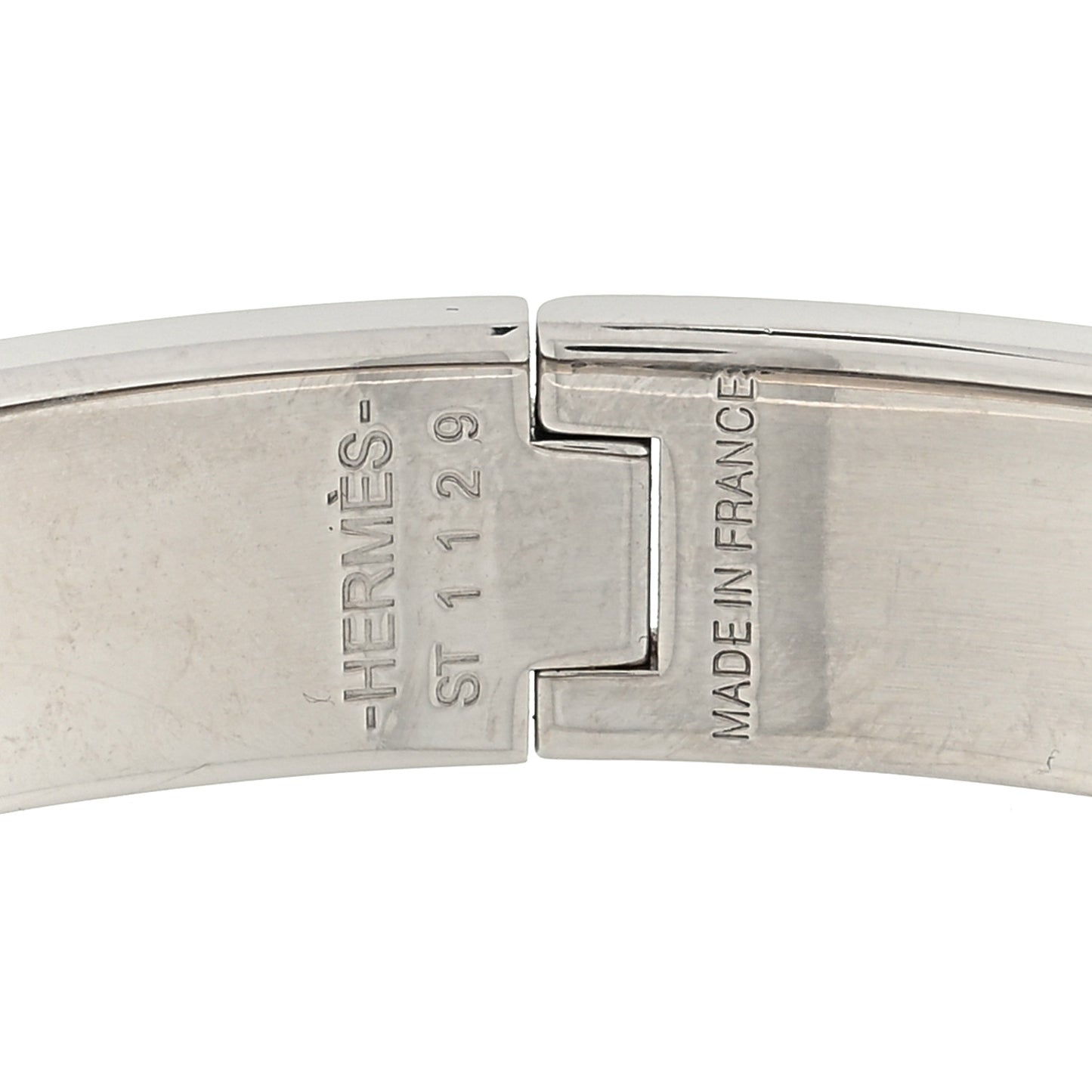 Enamel Narrow Clic Cadenas Bracelet PM Black