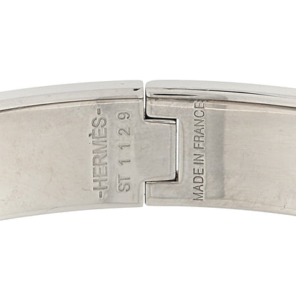 Hermes Enamel Narrow Clic Cadenas Bracelet PM Black 3 of 3