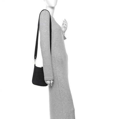 Hermes Taurillon Clemence Evelyne TPM Black 2 of 11
