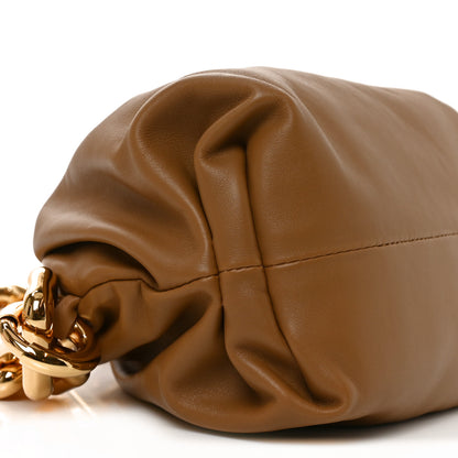 Bottega Veneta Calfskin The Pouch Chain Cammello 9 of 10