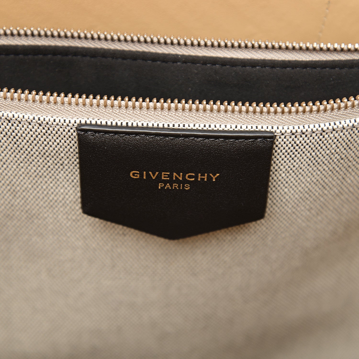 Givenchy Calfskin Chain Embossed Medium Bond Shopper Tote Black 6 of 9
