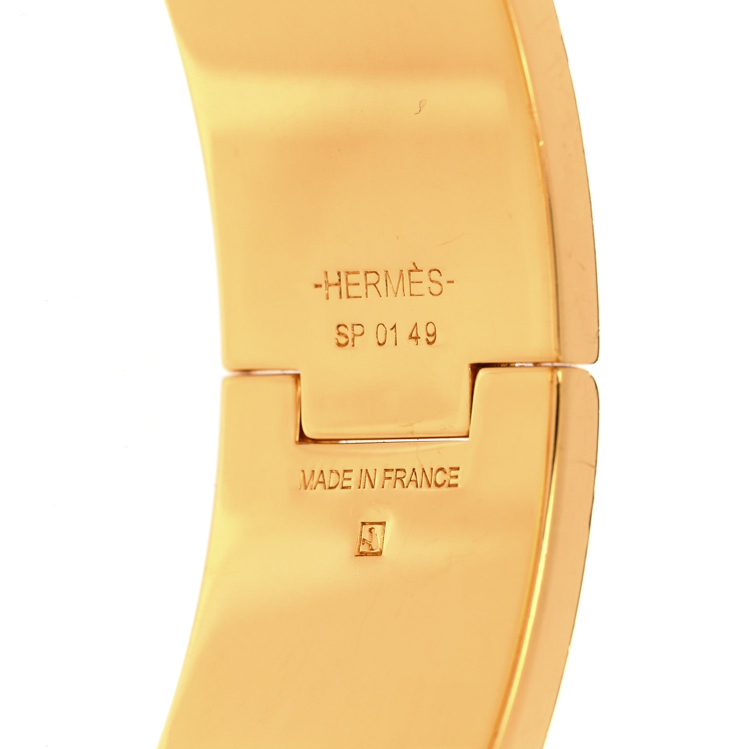 Hermes Enamel Wide Clic Clac H Bracelet PM Black 4 of 5