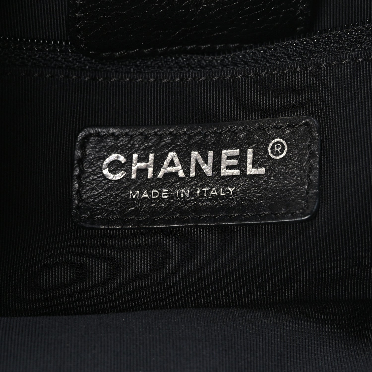 Chanel Calfskin Cerf Executive Shopper Tote Black 6 of 9