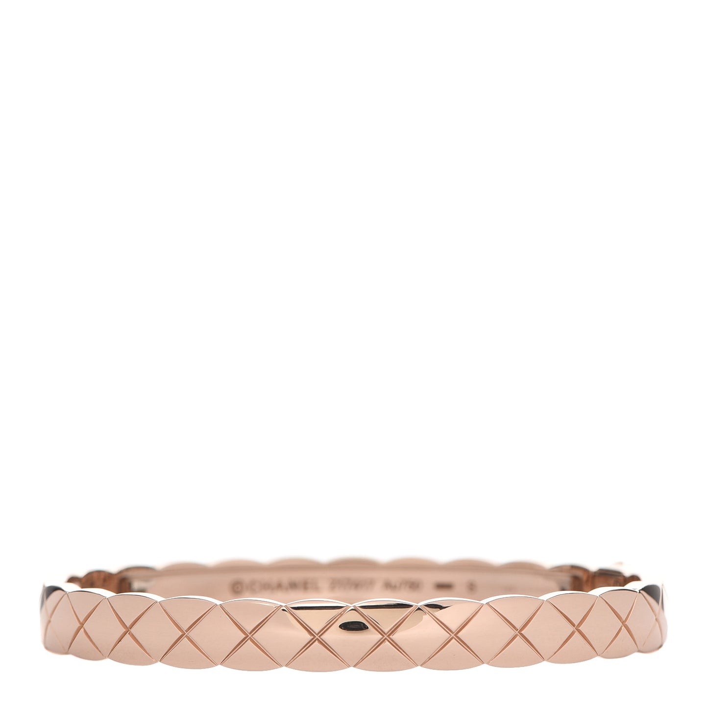 18K Beige Gold Coco Crush Bangle Bracelet S